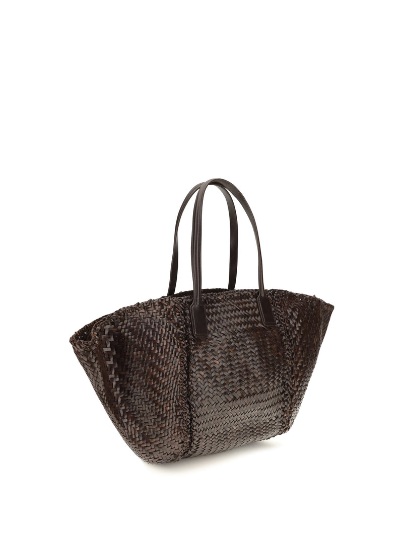 Dragon Diffusion Teresa Tote Bag — Brown Calf Leather Bos Taurus