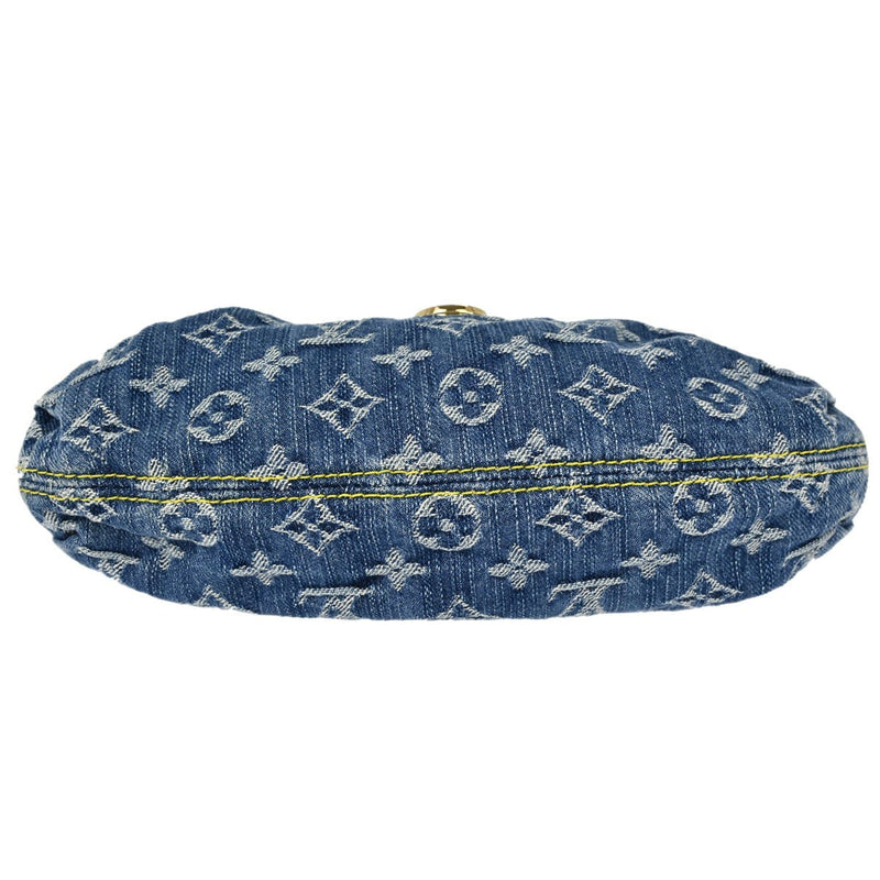 Louis Vuitton Pleaty Denim Blue Denim_jeans Bag
