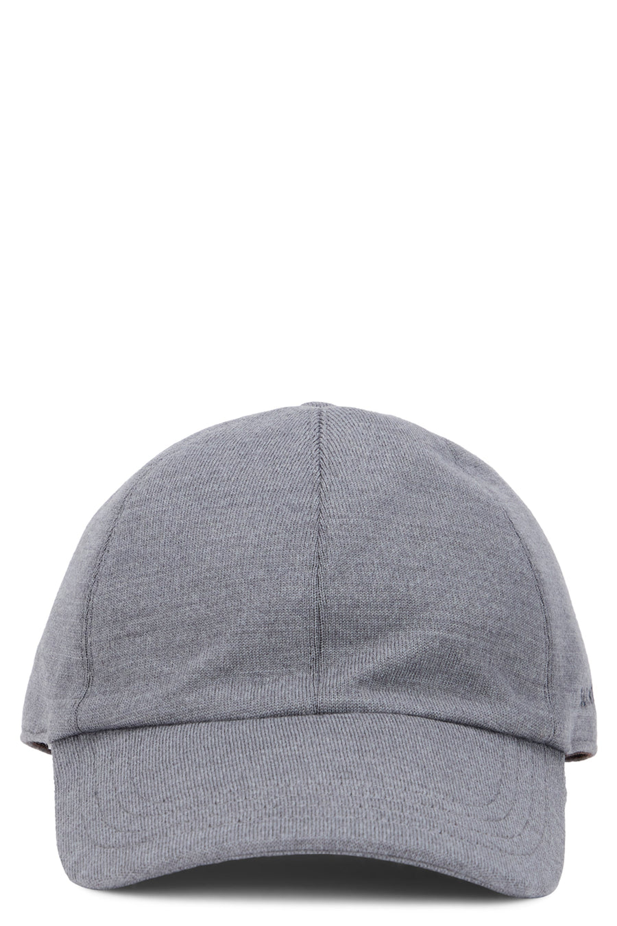 Slowear 82b530 Virgin Wool Baseball Cap — Gray Caps