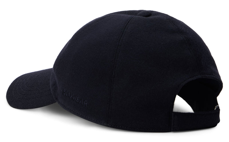 Slowear 82b530 Virgin Wool Baseball Cap — Navy Caps