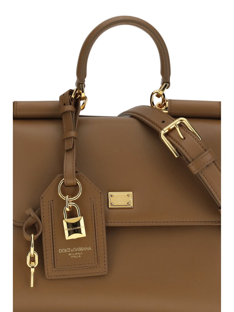 Dolce & Gabbana Shoulder Bag — Brown Calf Leather