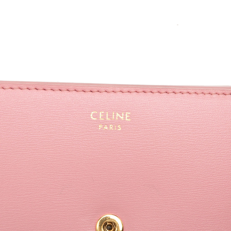 Shiny Calfskin Triomphe Flap Small Wallet - Image 5