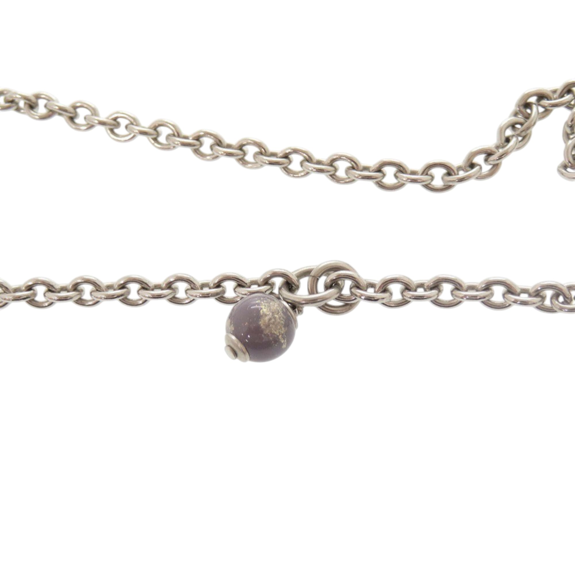 CC Brass and Strass Faux Pearl Pendant Necklace - Image 5