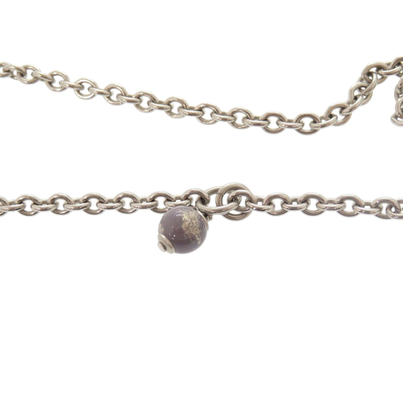 CC Brass and Strass Faux Pearl Pendant Necklace - Image 5