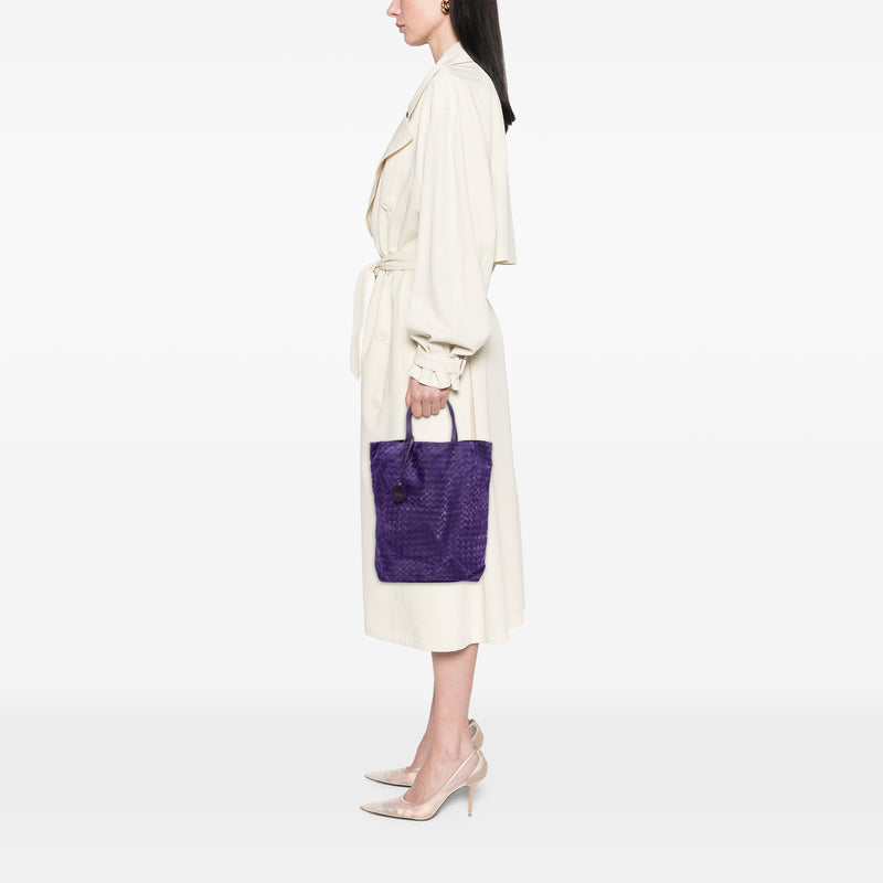 Nylon Intrecciolusion Vertical Tote - Image 7