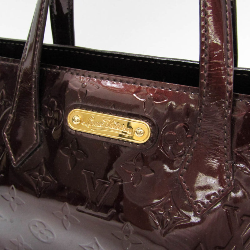 Louis Vuitton Wilshire Monogram Vernis Burgundy Patent_leather Bag