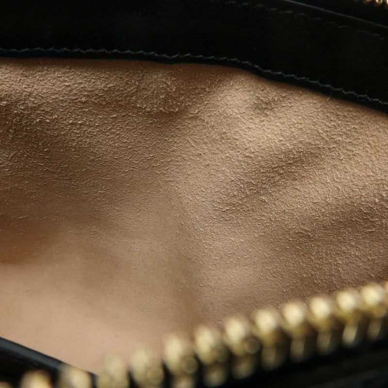 Gucci Ophidia Top Handle Leather Black Bag