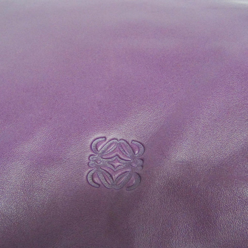 Loewe Anagram Leather Purple Bag