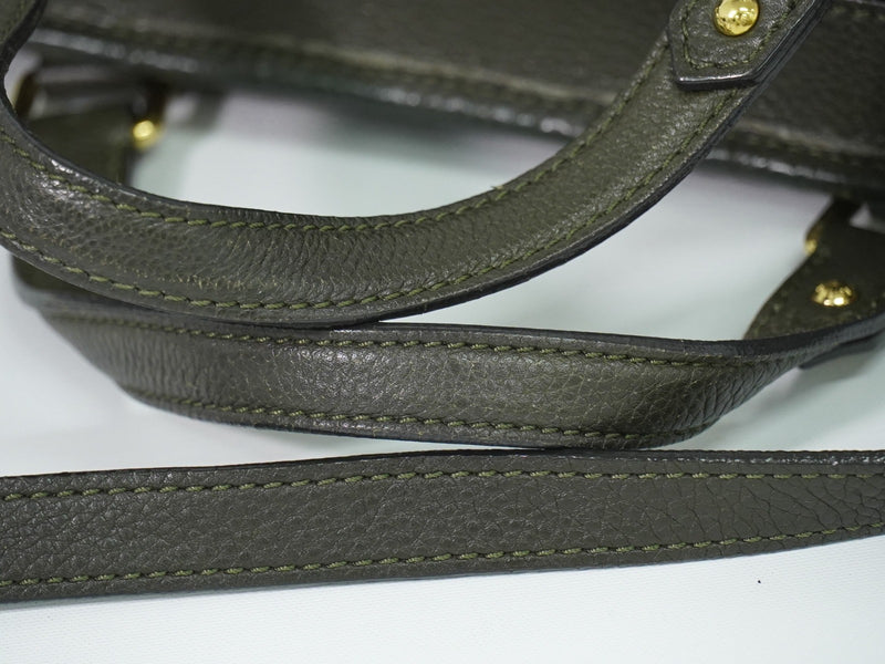 Louis Vuitton Stellar Mahina Leather Khaki Bag