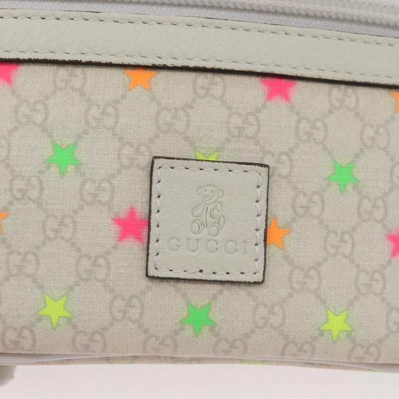 Gucci Childrens Belt Printed Gg Coated Canvas Multicolour Bag