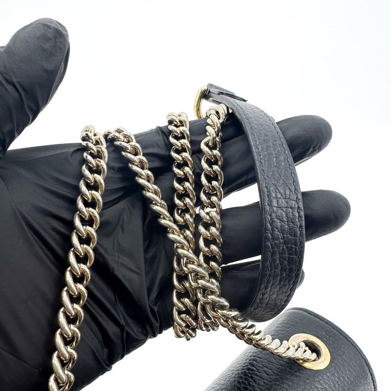 Gucci Interlocking Leather Black Bag