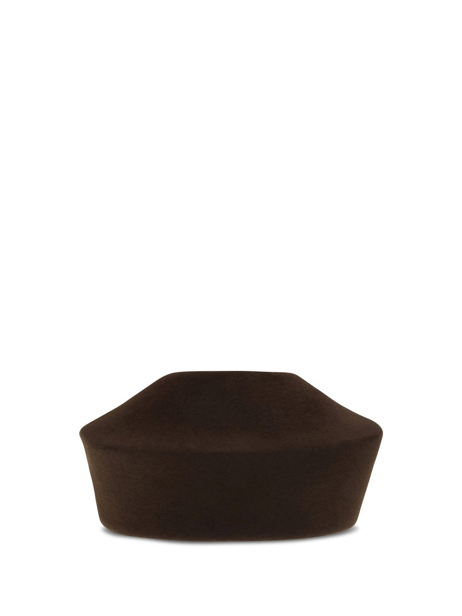 Loro Piana Fxw0083 Beret — Brown Cotton Berets