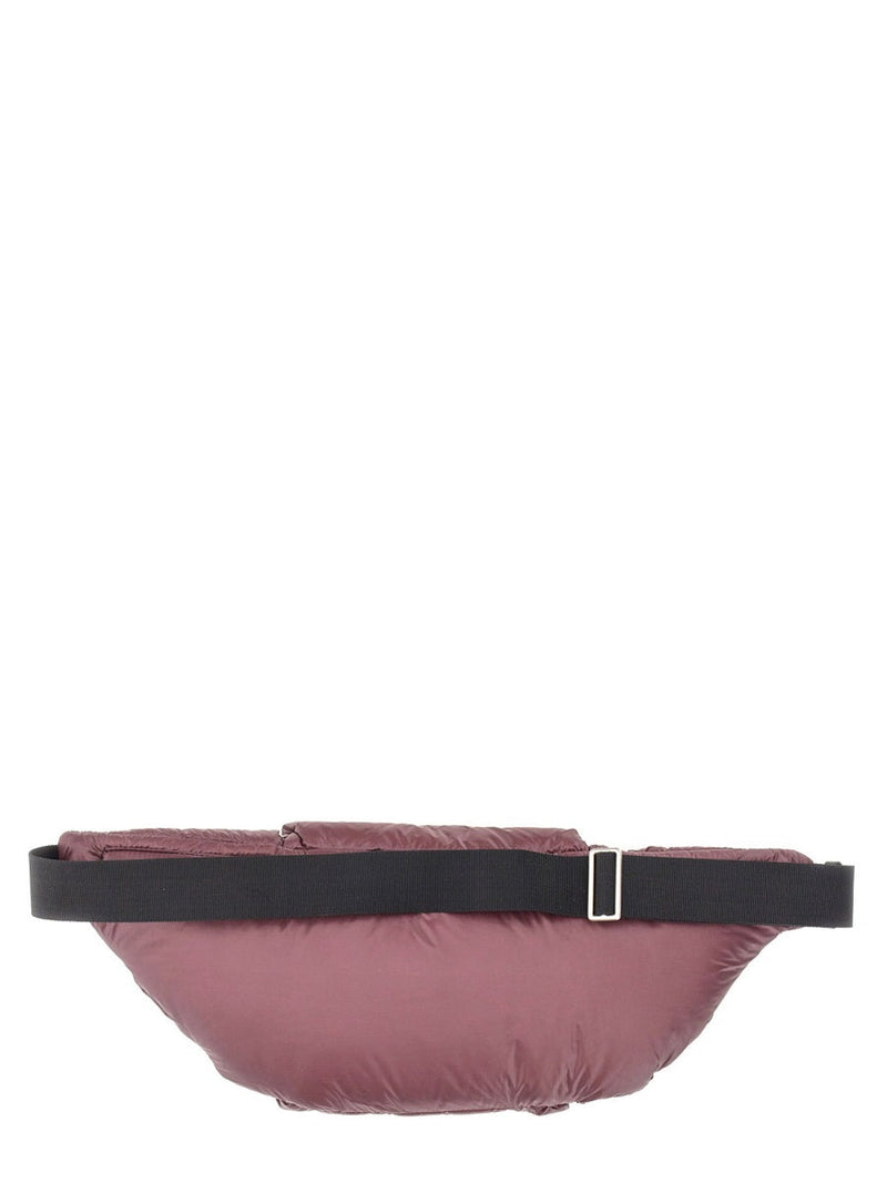 Jil Sander Quilted Padded Polyamide Belt Bag — Pink