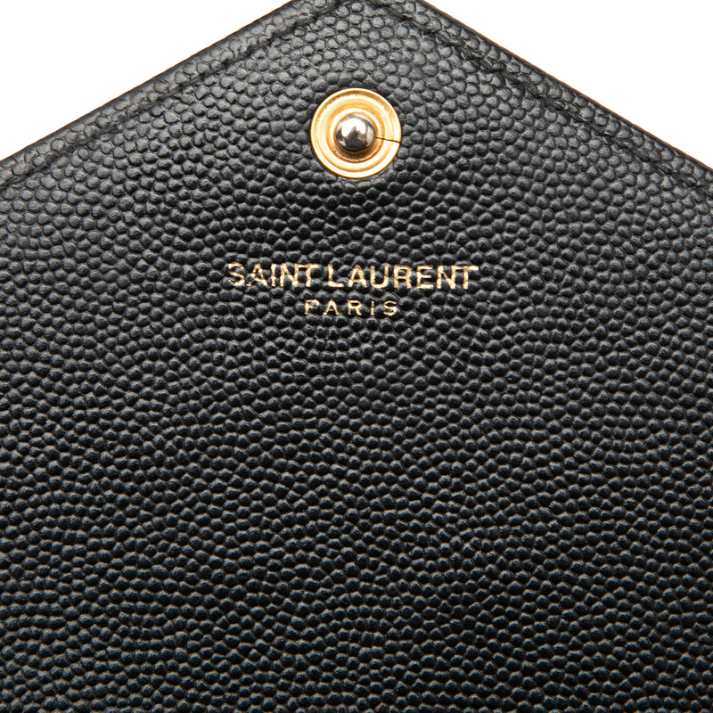 Grain De Poudre Chevron Cassandre Envelope Chain Wallet - Image 5