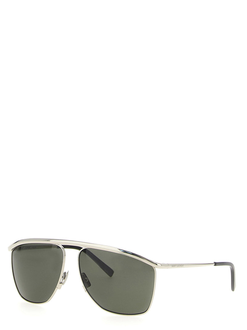 Saint Laurent Sl Sunglasses — Silver