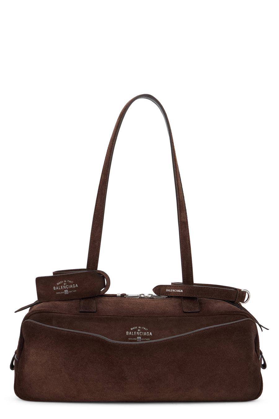 Balenciaga Carrie Shoulder Bag — Brown Calfskin