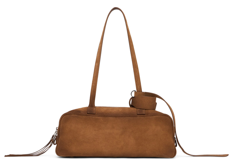 Balenciaga Carrie Shoulder Bag — Brown Calfskin