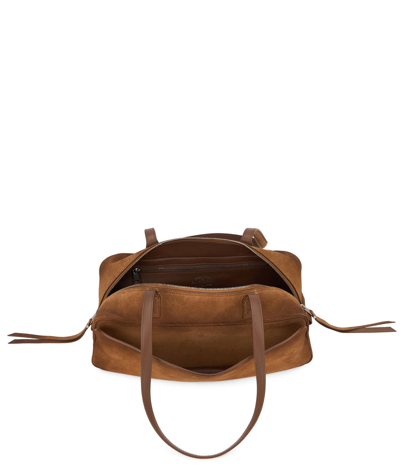 Balenciaga Carrie Shoulder Bag — Brown Calfskin