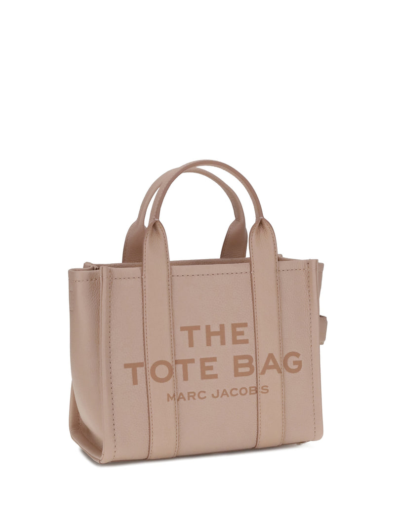 Marc Jacobs Grained Calf Leather Tote Bag — Pink Bos Taurus