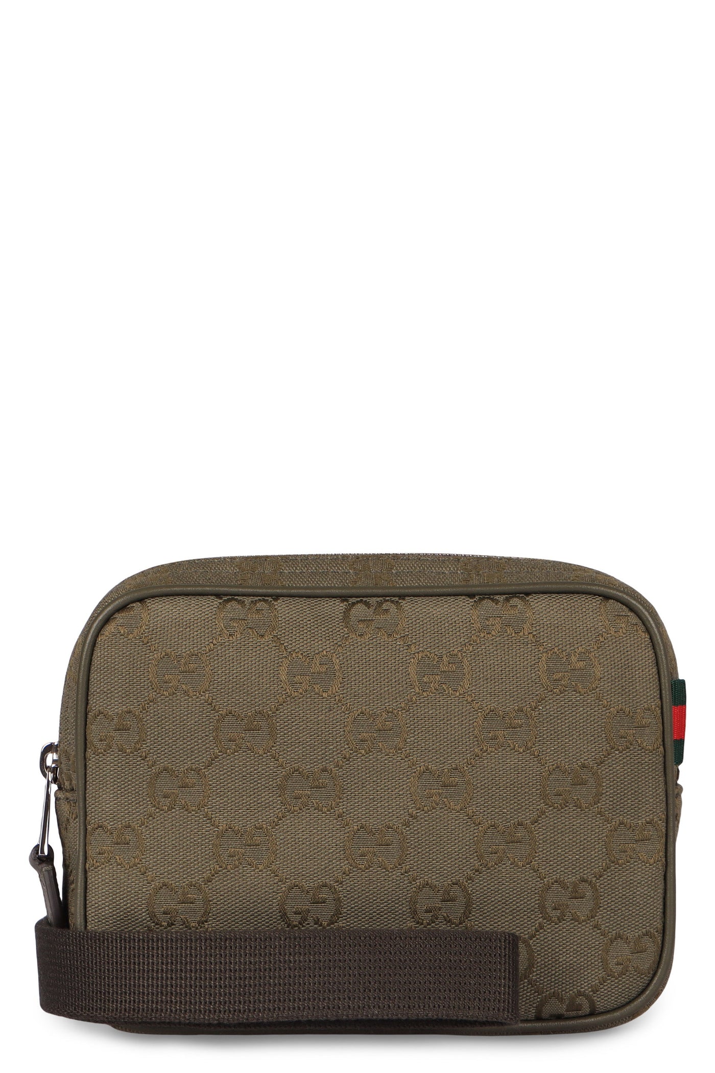Gucci Gg Canvas Crossbody Bag — Green Cotton