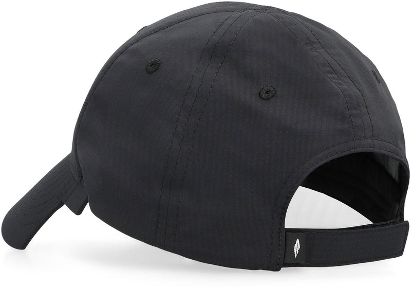 Balenciaga 834399 Logo-Embroidered Baseball Cap — Black Polyester Caps