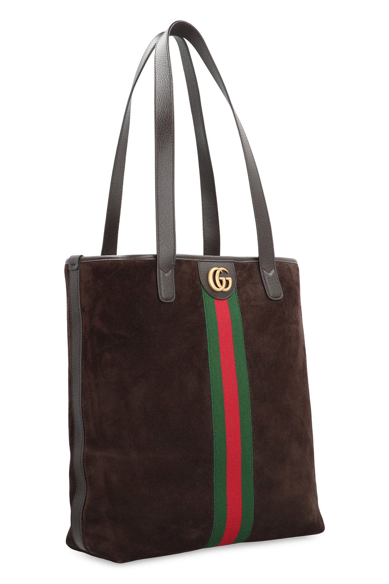Gucci Ophidia Shoulder Bag — Brown Calf Leather