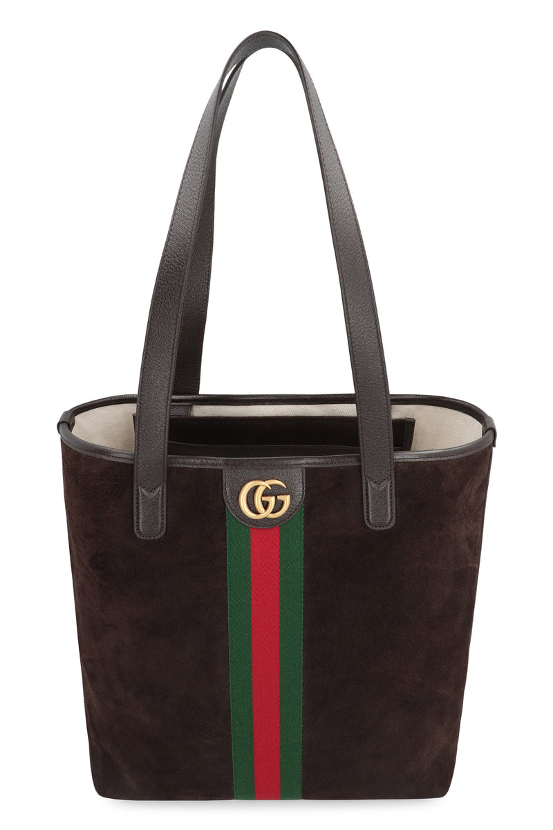 Gucci Ophidia Shoulder Bag — Brown Calf Leather