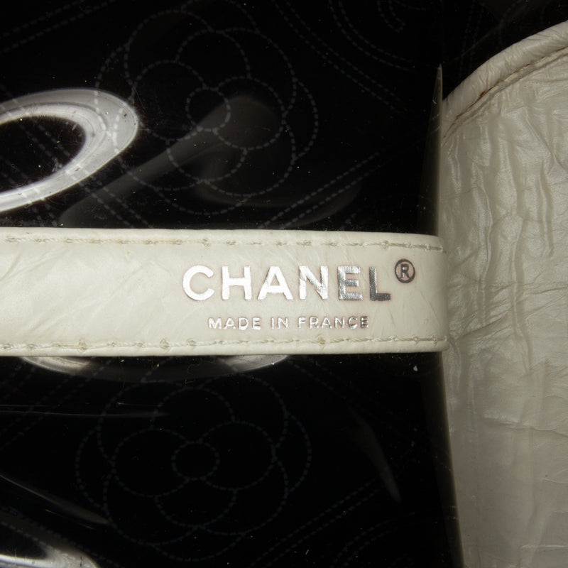 Crumpled Calfskin PVC Camellia Bucket - Image 8
