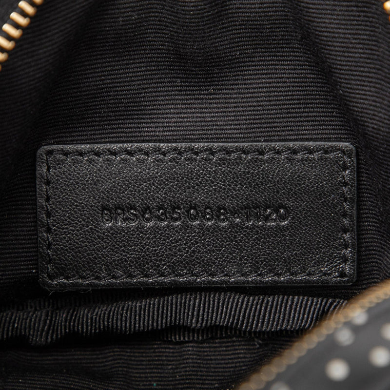 Baby Quilted Chevron Calfskin Monogram Polka Dot Lou Camera Bag - Image 6