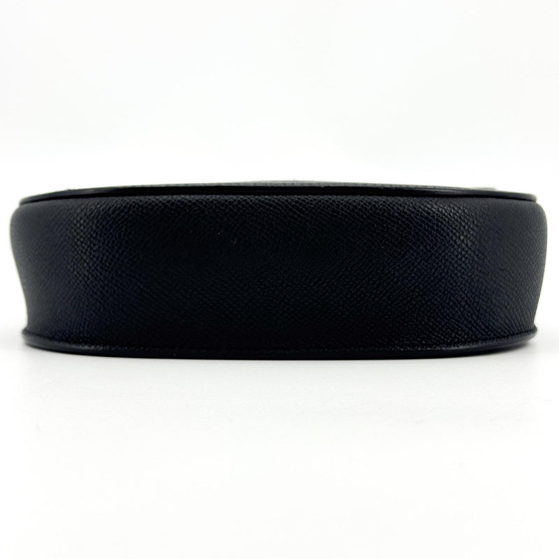 Celine Trotteur Calfskin Black Leather Bag