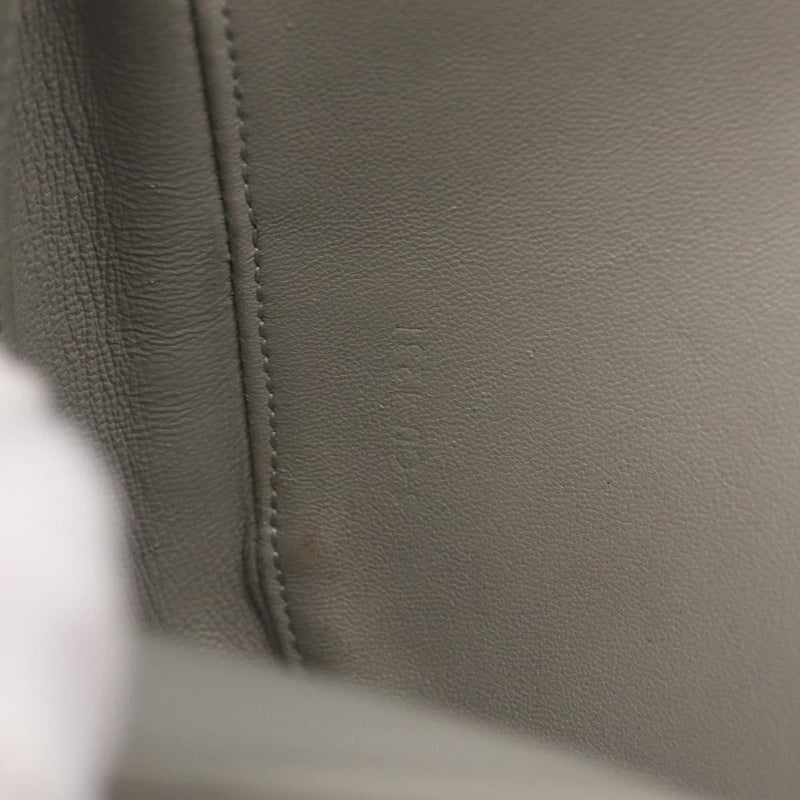 Celine Triangle Leather Gray Bag