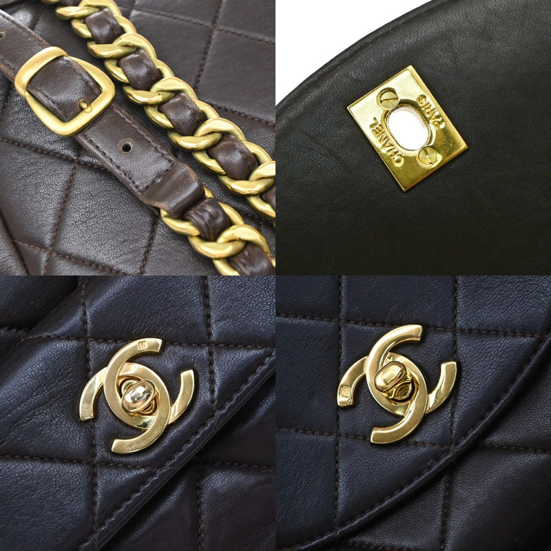 Chanel Duma Drawstring Quilted Leather Brown Bag