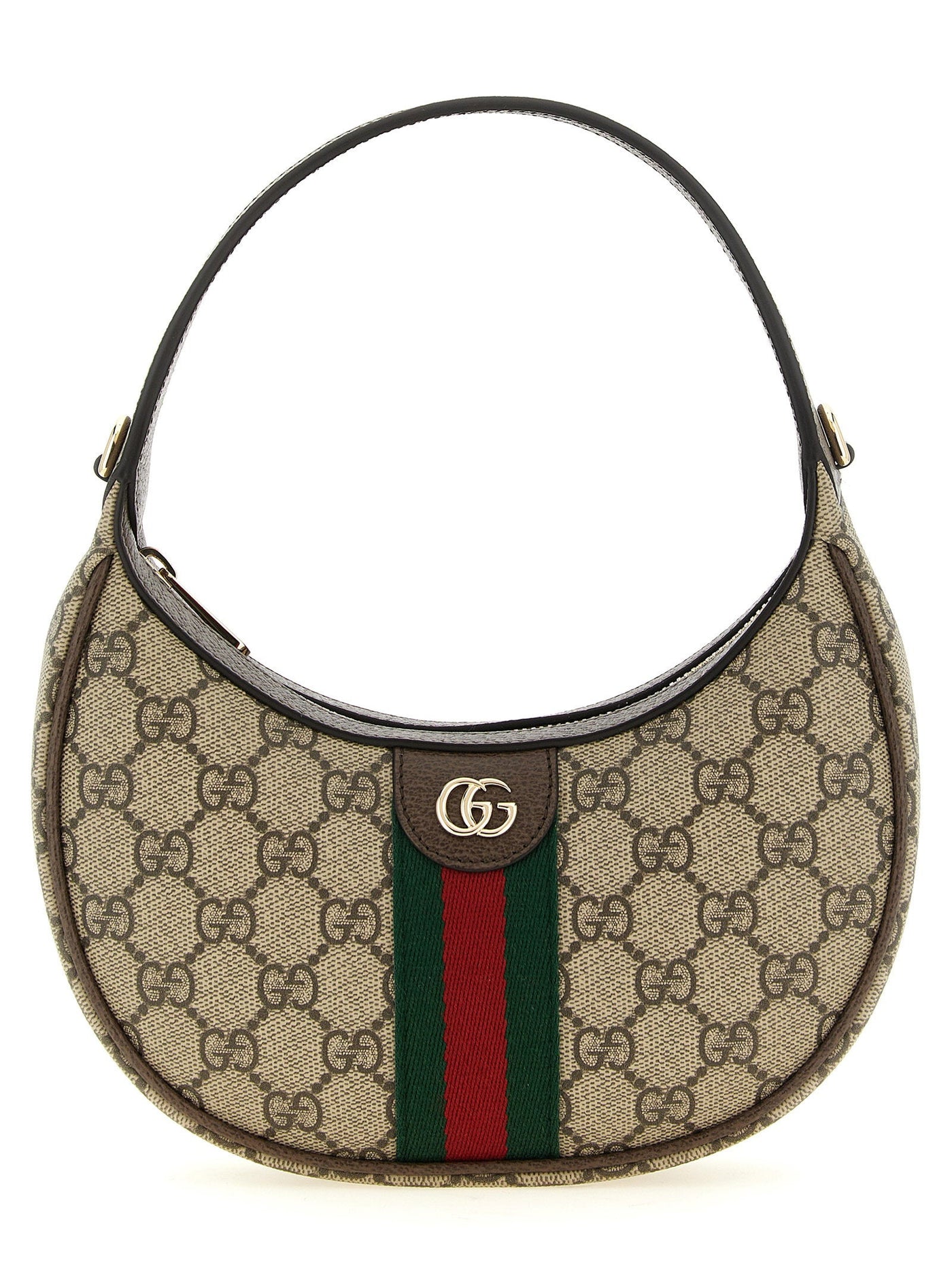 Gucci Ophidia Shoulder Bag — Beige Gg Supreme Coated Canvas