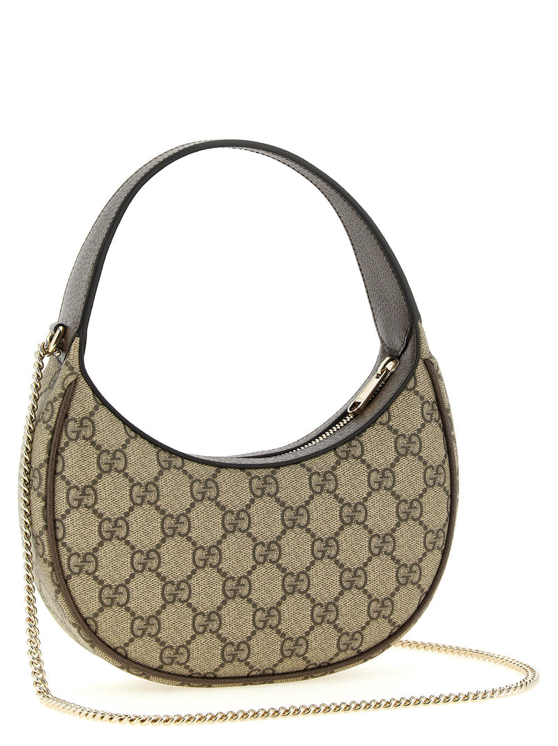 Gucci Ophidia Shoulder Bag — Beige Gg Supreme Coated Canvas