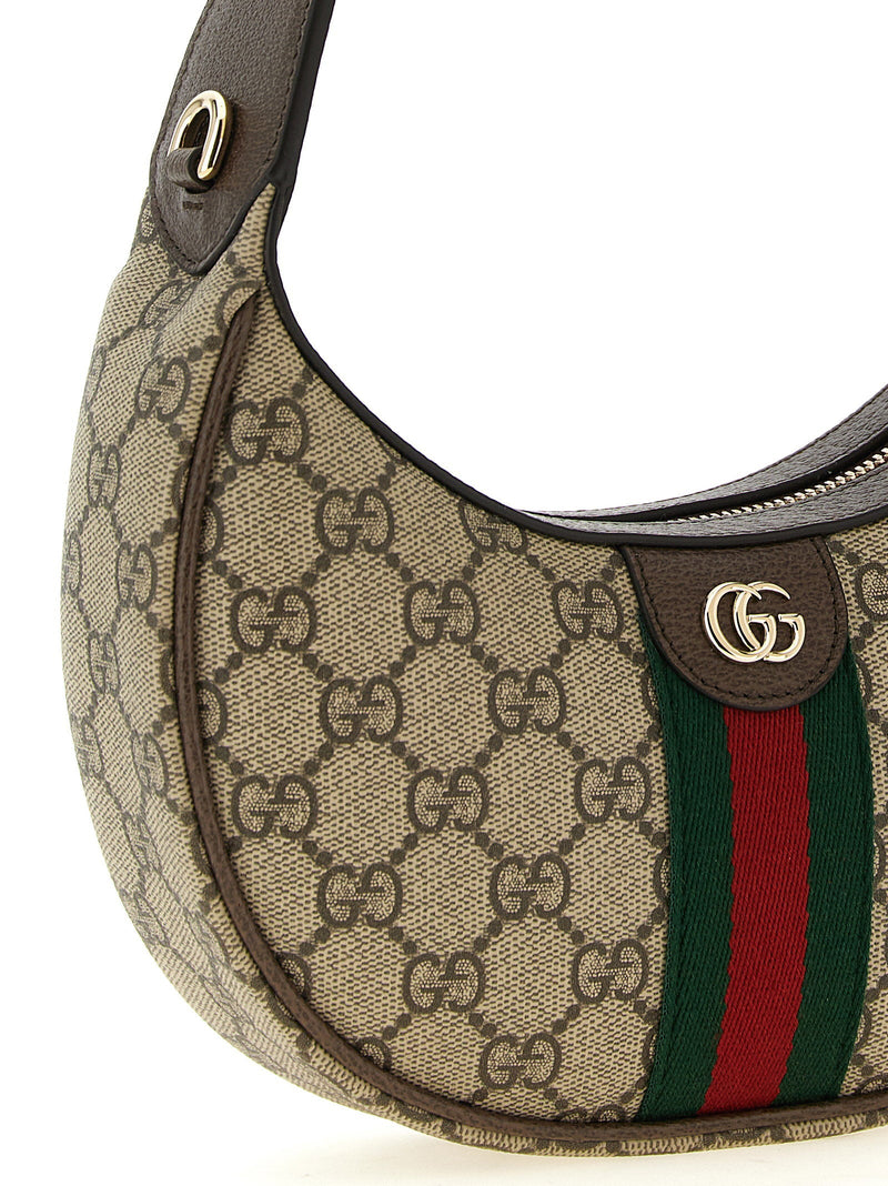 Gucci Ophidia Shoulder Bag — Beige Gg Supreme Coated Canvas