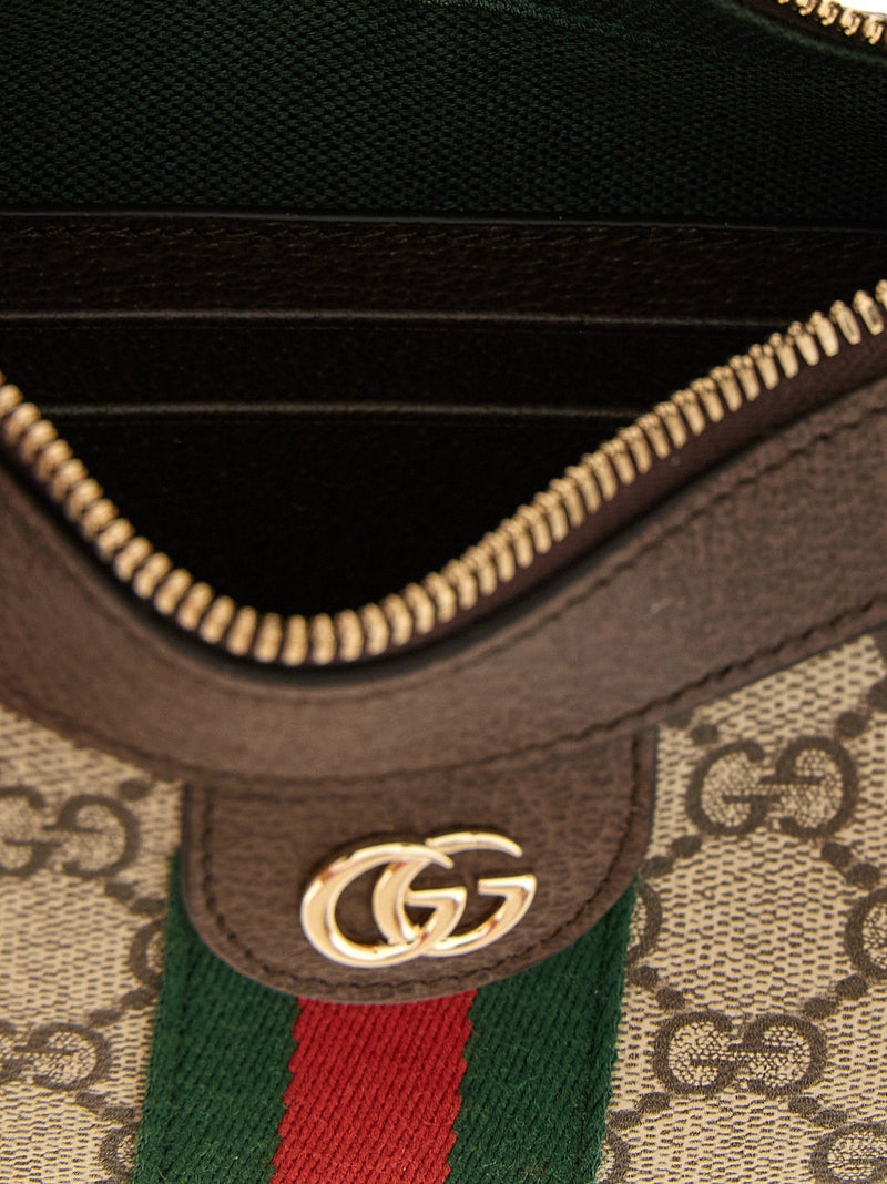 Gucci Ophidia Shoulder Bag — Beige Gg Supreme Coated Canvas