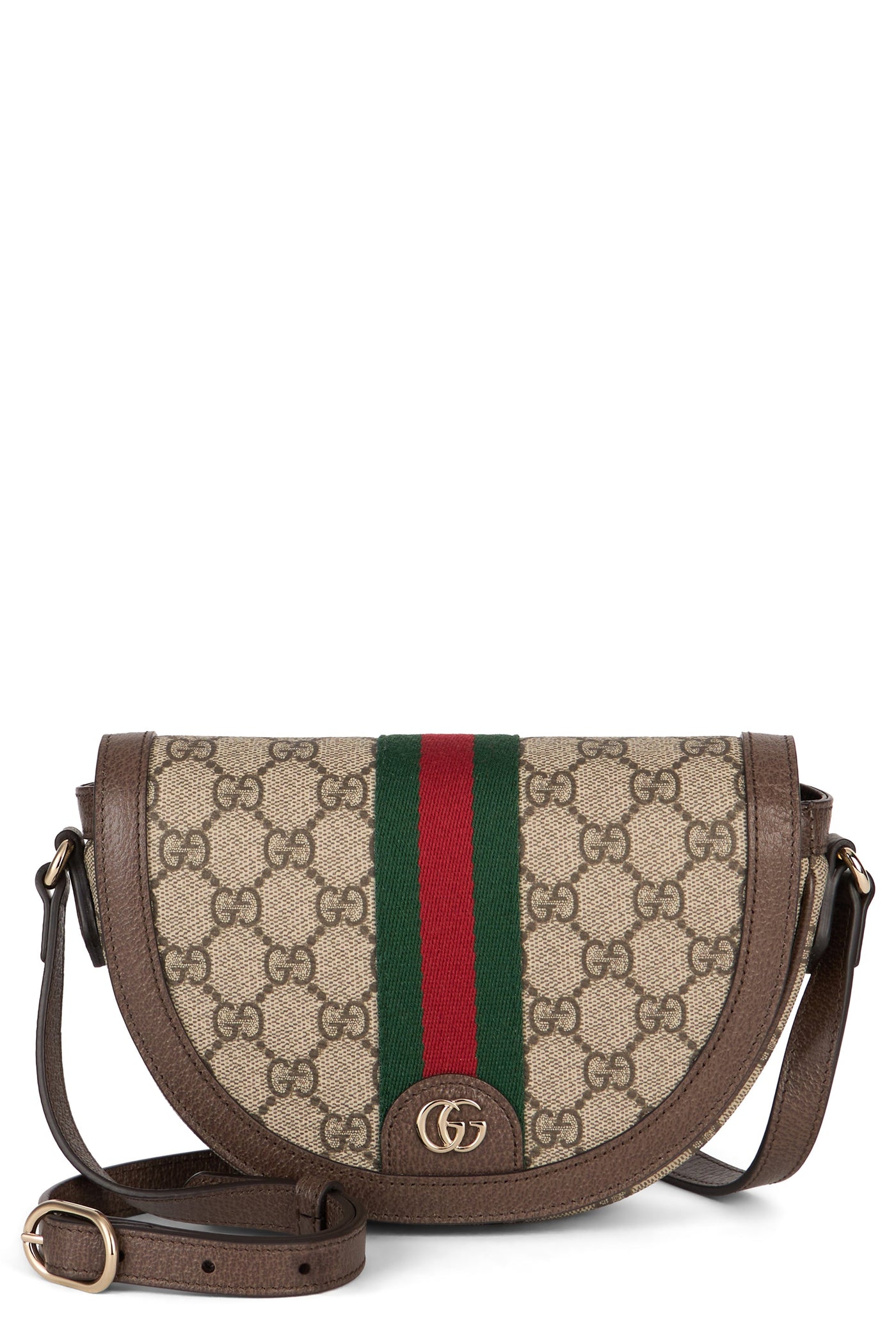 Gucci Ophidia Shoulder Bag — Beige Polyurethane