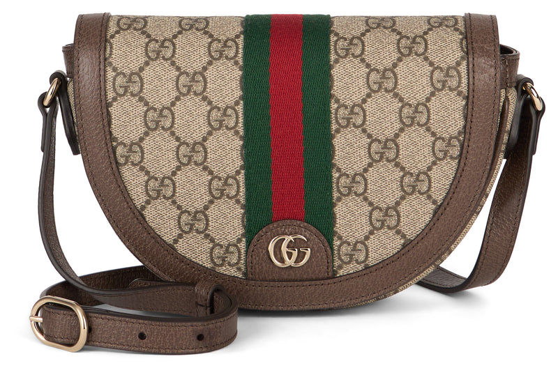 Gucci Ophidia Shoulder Bag — Beige Polyurethane