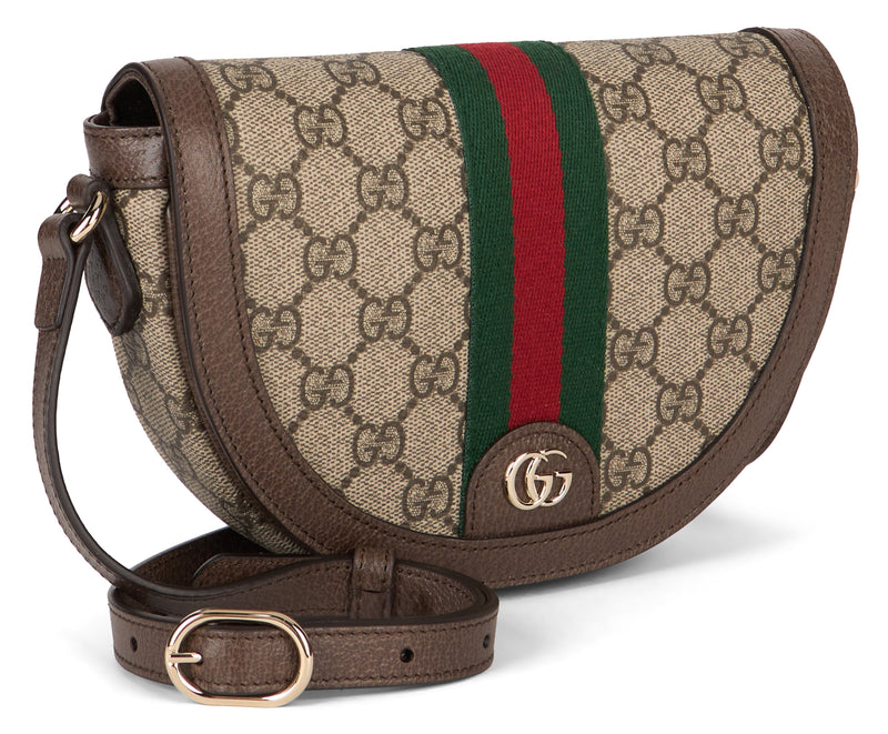 Gucci Ophidia Shoulder Bag — Beige Polyurethane
