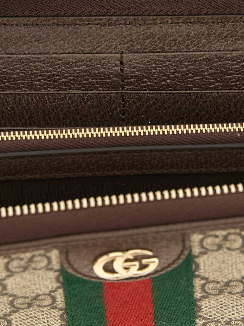 Gucci Ophidia Wallet — Beige Gg Supreme Canvas