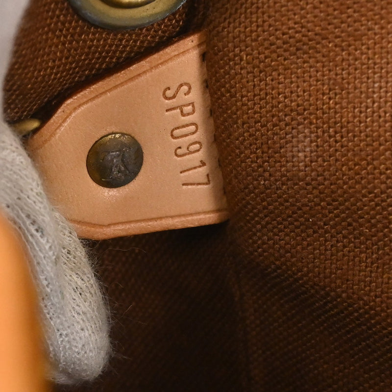 Louis Vuitton Vintage Montsouris Monogram Canvas Brown Bag
