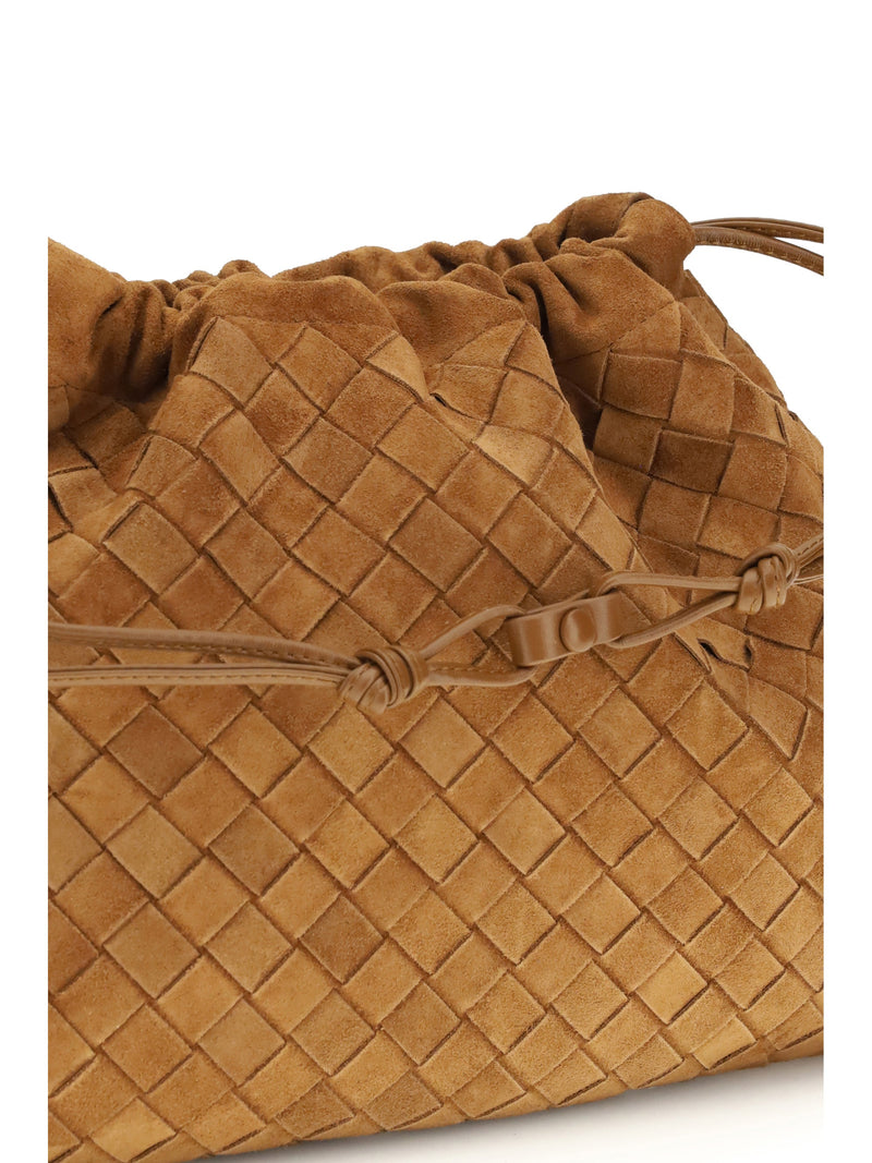 Bottega Veneta Pouch Clutch — Gold Calf Leather Bos Taurus