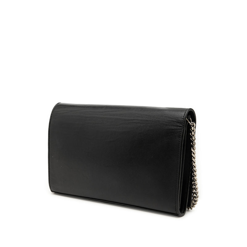 Calfskin Star Applique Classic Monogram Kate Wallet on Chain - Image 2