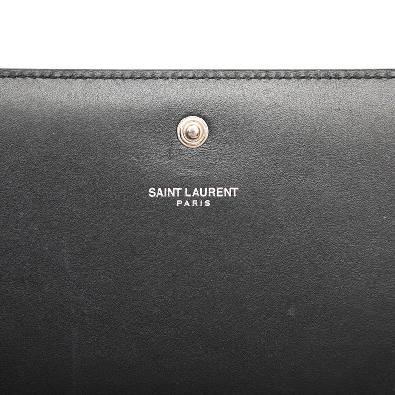 Calfskin Star Applique Classic Monogram Kate Wallet on Chain - Image 5