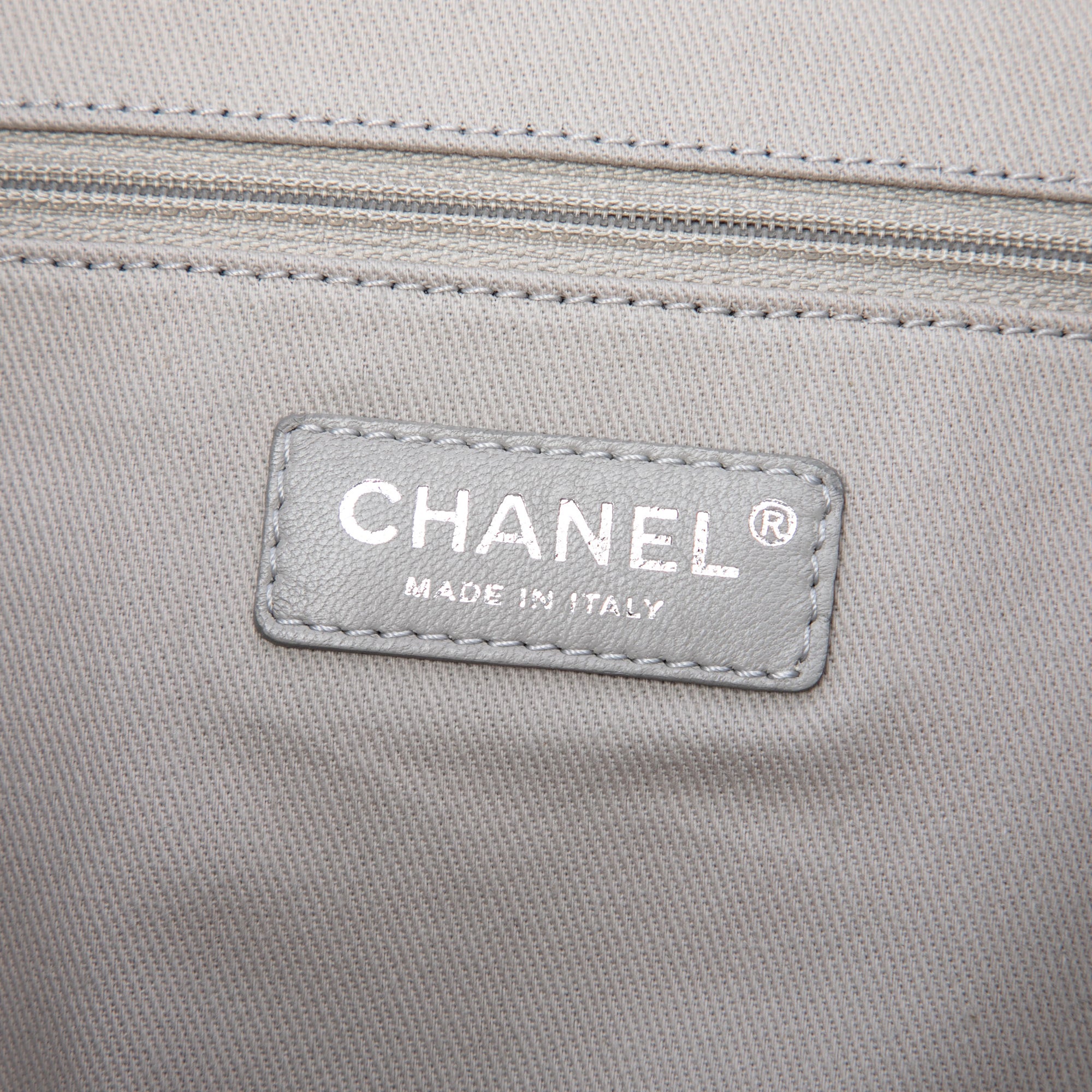 CC Perforated Leather Tote - Image 5