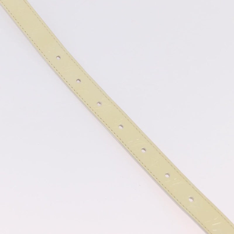 Louis Vuitton Vernis Belt Lv Monogram Beige Patent_leather