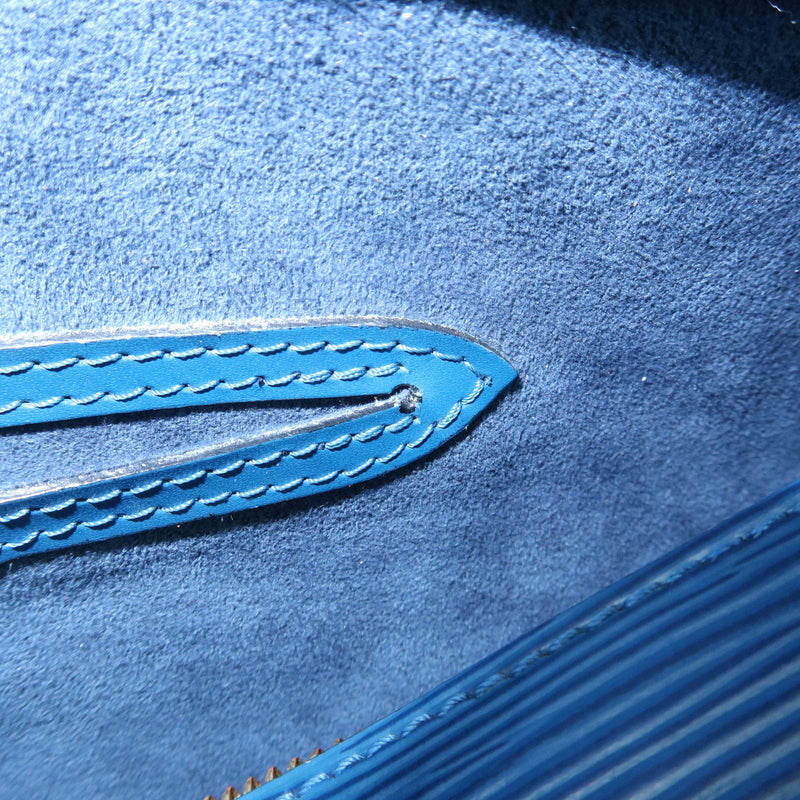 Louis Vuitton Soufflot Epi Leather Blue Bag