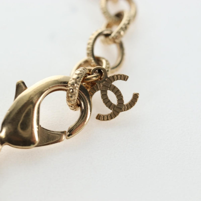 Chanel Cc Link Choker Metal With Crystals Gold Bijoux