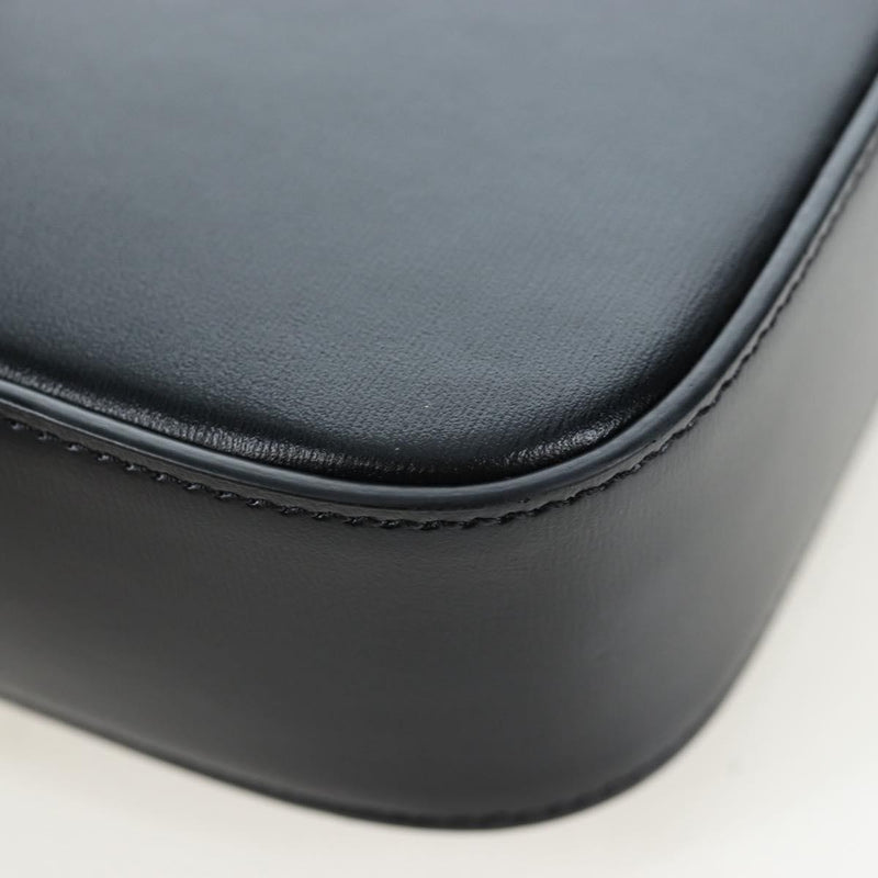 Celine Triomphe Smooth Calfskin Black Leather Bag