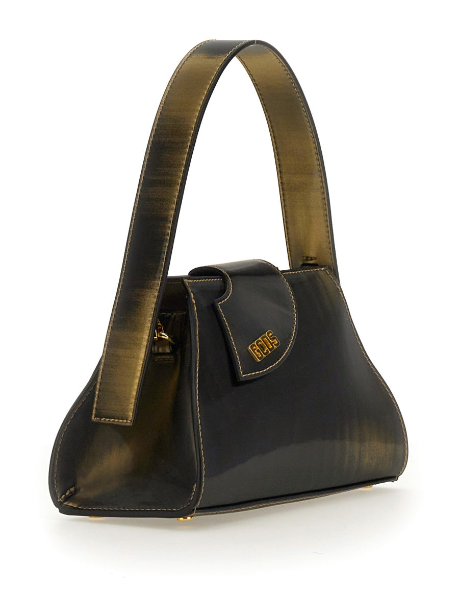 Gcds Comma Shoulder Bag — Black Tpu Polyurethane Other Fibres